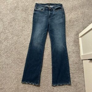 Women’s Judy Blue Dark Wash Boot Cut Western Boho Jeans- size 13/31